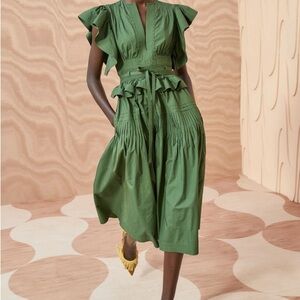 Ulla Johnson Florence Dress in Juniper